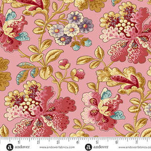 Max And Louise Pattern Co: Fernshaw - Pink Phillip