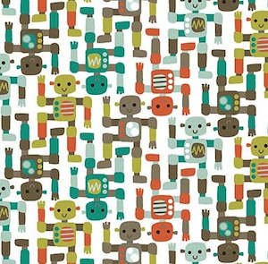 Michael Miller Super Fred Wee Bots