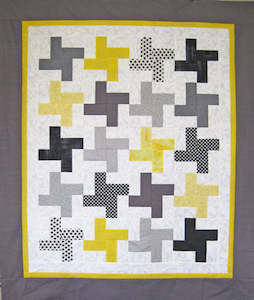 Modern Windmill Baby/Lap Quilt Kit