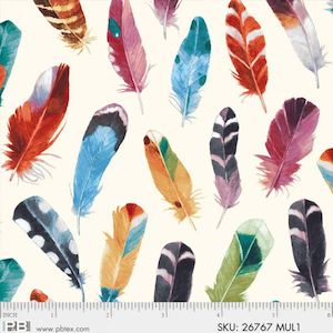 Bird Watchers by Norman Wyatt - Feathers Cream