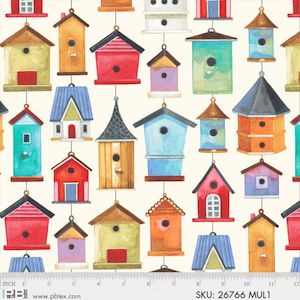 Bird Watchers by Norman Wyatt - Bird Houses Cream