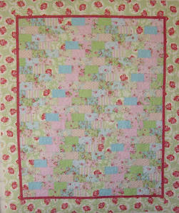 Quilts: Scrappy Brick Quilt using Tanya Whelan's Range Delilah