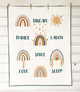 Quilts: Over the Rainbow Quilt Kit designed by Ngaire Montgomery-Williams