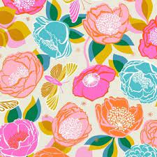 Ruby Star Society: Stay Gold Floral Ivory by Melody Miller