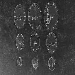 Sue Spargo Needles And Tools: Sue Spargo Oval Easy Template Set