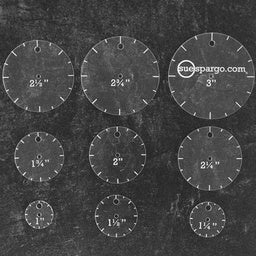 Sue Spargo Needles And Tools: Sue Spargo Circle Easy Template Set