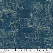 Tim Holtz Palette Collection 283 Blue Map