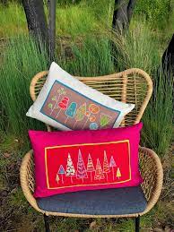 Wendy Williams Patterns: Embroidered Tree Pillow Pattern by Wendy Williams