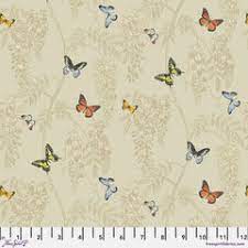 Sanderson For Free Spirit: Woodland Blooms by Sanderson Wisteria and Butterflies
