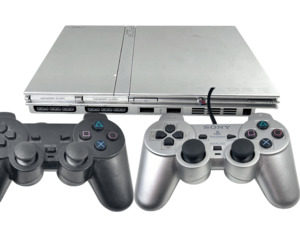 PlayStation 2: PS2 Slim SILVER Console bundle