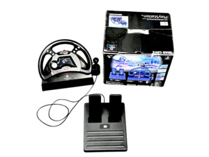 Mad Catz Racing Wheel + Pedals (PlayStation) READ DESCRIPTION
