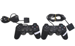 Genuine SONY PS2 DualShock Controllers (x2) FAULTY