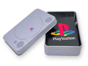 Products: Paladone PlayStation Playing Cards in Tin Set