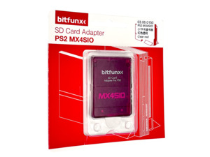 Bitfunx PS2 MX4SIO SD Card Adapter – Clear Violet (NEW SEALED)