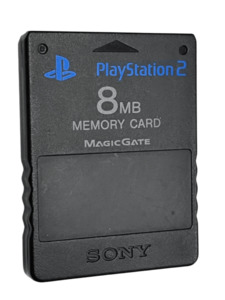 Products: GENUINE SONY PS2 Memory Card – Black