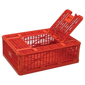 Quail Pheasants Ducks Guinea Fowl: Poultry Transport Crate | Folding