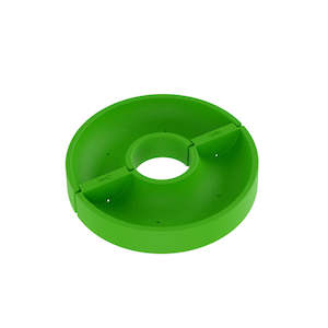 Walk In Chicken Runs: Treat Dish Green | PoleTree & Freestanding Perch