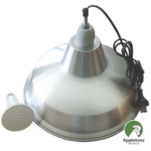 Chick Warmers Brooders: Large Radiant Heat Lamp Set including Emitter 37cm | Appletons