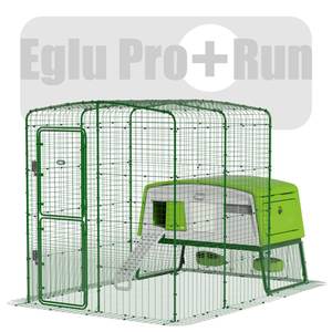 Eglu Pro + Walk-In Chicken Run | Omlet