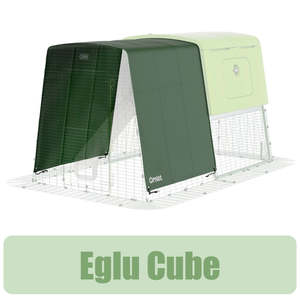 Omlet Weather Protection Covers: Full Length Heavy-Duty Cover with Gutter Edge | Eglu Cube | 810.0546