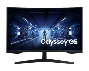 Samsung 27" Odyssey G5 Curved QHD Gaming Monitor - Appliance Outlet