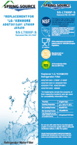 Products: Aftermarket LG Replacement Refrigerator Water Filter - LT800P - Appliance Outlet