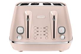 Products: DeLonghi Distinta Perla 4 Slice Rose Toaster - Appliance Outlet