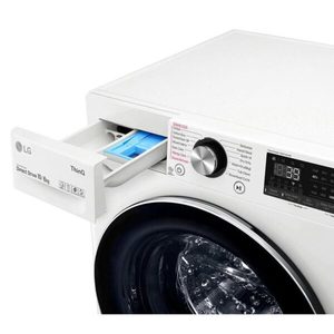 LG 10kg/6kg Front Load Washer Dryer Combo with Steam - Appliance Outlet