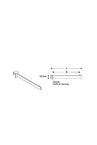 Products: Concealed Stripping Hang Rail Straight Arm 250 » Applied Design