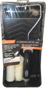 RD Mini Paint Roller Kit With Tray, Foam & Acrylic Sleeve 100mm