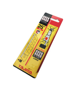 Tajima Rock-Hard 25mm snapoff Knife blade Refills- 10pk