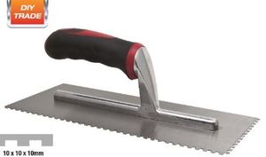 DTA Bright Steel Adhesive Trowel 8mm