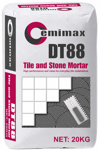 Products: Cemimax DT88 Flexible Tile Adhesive