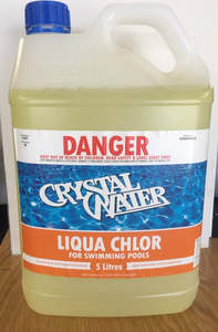 Spa Chemicals Other Brands: 5 litre Liquid Chlorine