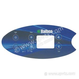 Balboa Standard Panel Overlays: VL702S Overlay (7) 2p + aux
