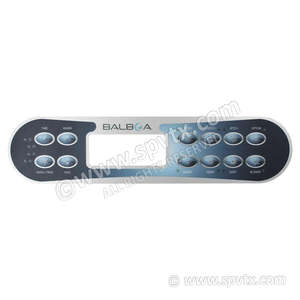 Balboa Ml Panel Overlays: ML900 Overlay (12) 3p + air