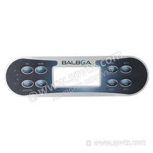 Balboa Ml Panel Overlays: ML700 Overlay (8) 3p no air