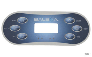 Balboa TP600 Touchpad Overlay Decal