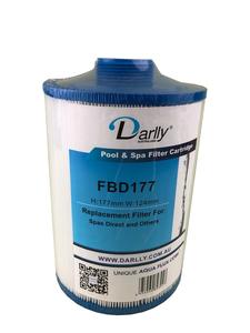 Filter Length 151mm 249mm: 177 x 124 mm Spas Direct Spa Skim Filter Replacement Cartridge