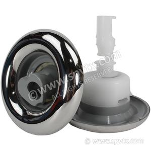 Pentair Jets: Cyclone Luxury Jet Adj Swirl Stainless Grey