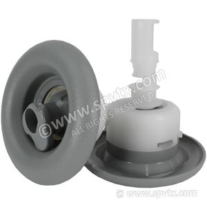 Pentair Jets: Cyclone Luxury Jet Adj Swirl Textured Grey