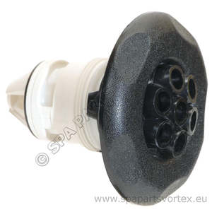 Polyjet Large Face Massage Black