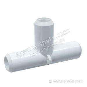 Barb Style Fittings And Metal Clips: 3/8 inch Tee Barb