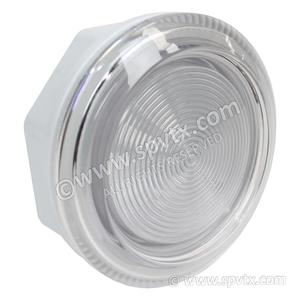 Light Housings: 5 inch Diameter Light Housing White or Stainless trim