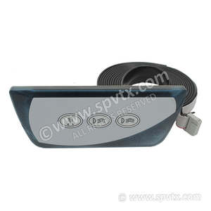 Sundance Spas Topside Controls: Sundance 850 Remote Topside Grey 2001+ (2 pump)