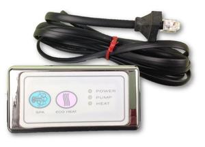 Davey Spa Power Touch Panels: TOUCHPAD: Celsior Touchpad Assy with Chrome Escutcheon