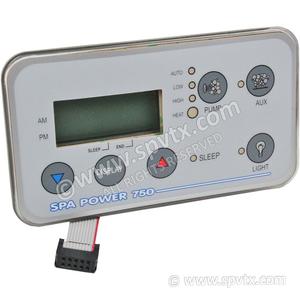 Davey Spa Power Touch Panels: (Davey) SP750 Touch Panel With Overlay - OBSOLETE PRODUCT