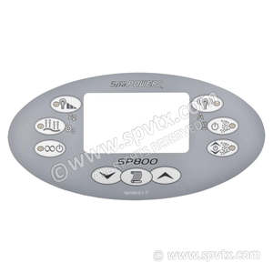 Overlay for SP800 Oval Touch Panel