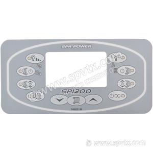 Overlay for SP1200 Rectangular Touch Panel