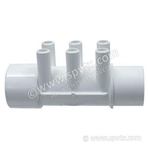 Waterway Manifolds And Manifolds Wye: Water Manifold 2 inch x 3/4 inch SB (6PT)